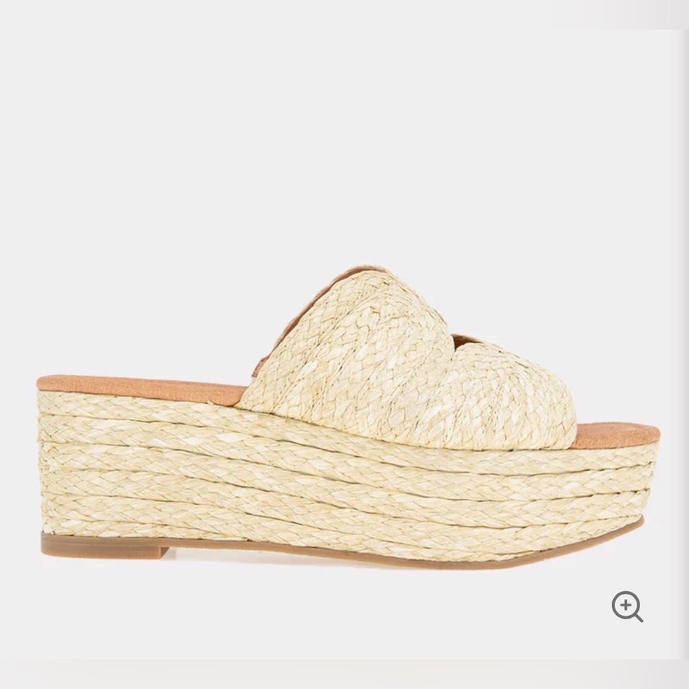 Andre Assous SERENE RAFFIA ESPADRILLE WEDGE - Picture 3 of 16